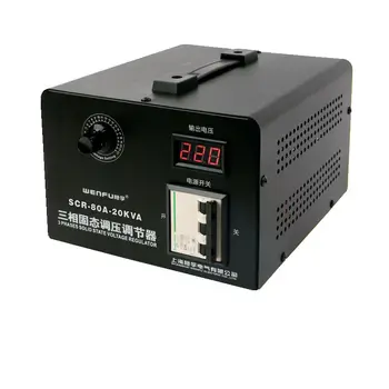 Cietvielu sprieguma regulators 380v trīs fāzes elektronisko tiristoru regulatora high power sprieguma regulators 0-380v termostats