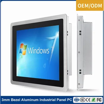 Ūdensizturīgs 15 collu rūpniecības touch screen displejs panelī iestrādāta PC all in one