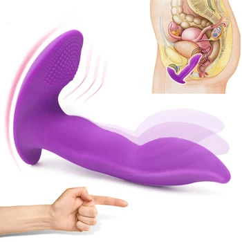 10 Ātruma Kabatas Neredzams Maksts Massager Biksītes Dildo, Vibratori Sievietēm Clit Stimulāciju G Spot Vibrators Seksa Rotaļlietas Sievietēm