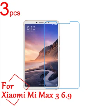 3pcs Ultra Dzidrs/Matēts/Nano Anti-Explosion Par xiomi Max 3 LCD Ekrāna Aizsargi Vāks Xiaomi Mi Max 3 6.9