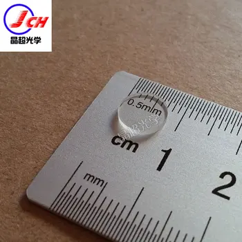 JGS1/JGS2 Augstas Tīrības Augstas Kvalitātes Kvarca Stikla Optiskās Kvarca Diska 8*1mm