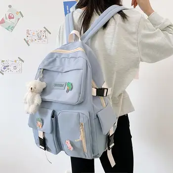 Gudrs Bag For Laptop 15 6 Mugursomas Sieviešu 2020. Gadam Sac Dos Pusaudžiem Meitenes Dizainers Schoolbag Multi-Kabatas Sieviešu Modes