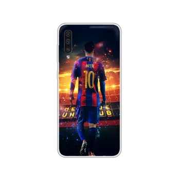 Futbols futbols Lionel Messi Telefonu Gadījumā vāks XIAOMI Redmi Piezīme 3 4 5 6 7 8 9 9s Pro max 8T 4X pārredzamu mīksts bampers
