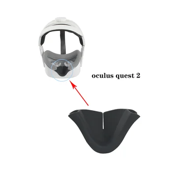 VR Objektīva Vāciņu Sejas Interfeiss Turētājs Anti-Noplūdes Deguna Spilventiņu oculus Quest 2 VR Austiņas, Brilles Piederumi