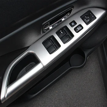 AITWATT Car Styling Par Mitsubishi ASX 2013. -.GADAM, ABS, Matēts Logu Pacēlāja Slēdzis, roku Balsts, Vāku Apdares kreilis Vadītāja