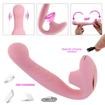 Erotiskā 10 Ātrumu Klitora Sūcējs Dildo Vibrators Seksa Rotaļlieta, Sievieti Sievietes G Spot Clit Stimulators Pieaugušo Seksa Rotaļlietas Veikals